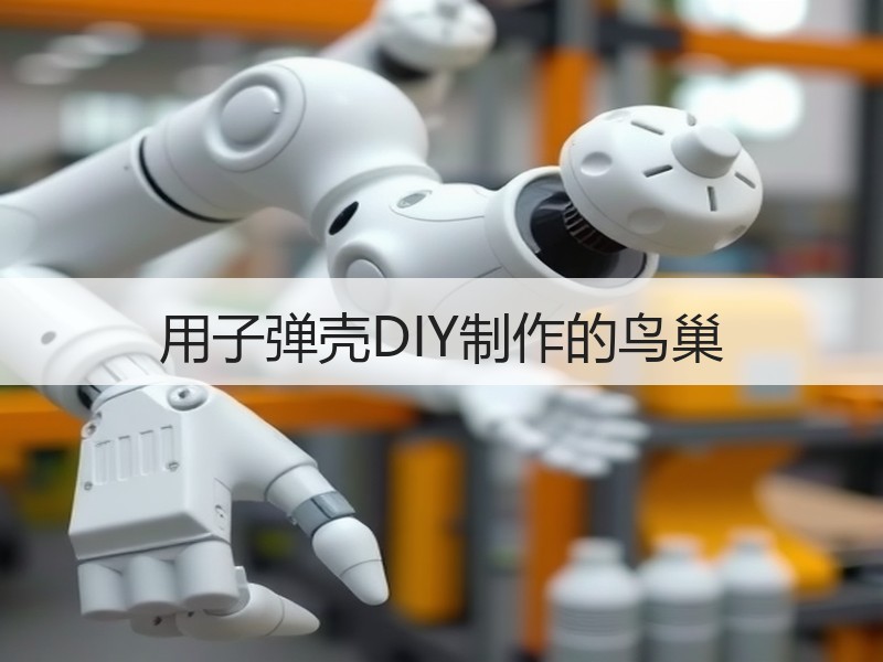 用子弹壳DIY制作的鸟巢