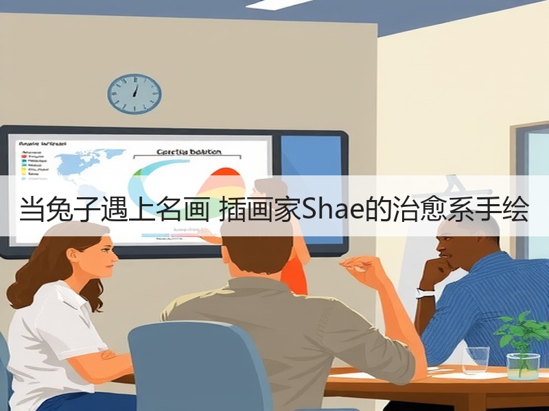 当兔子遇上名画 插画家Shae的治愈系手绘