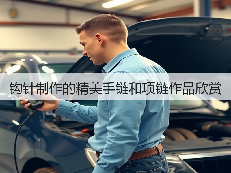 钩针制作的精美手链和项链作品欣赏