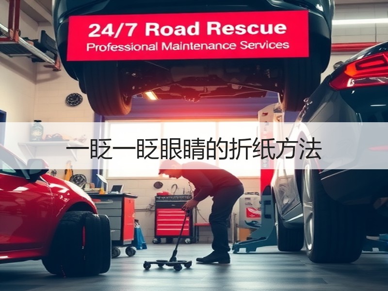 一眨一眨眼睛的折纸方法