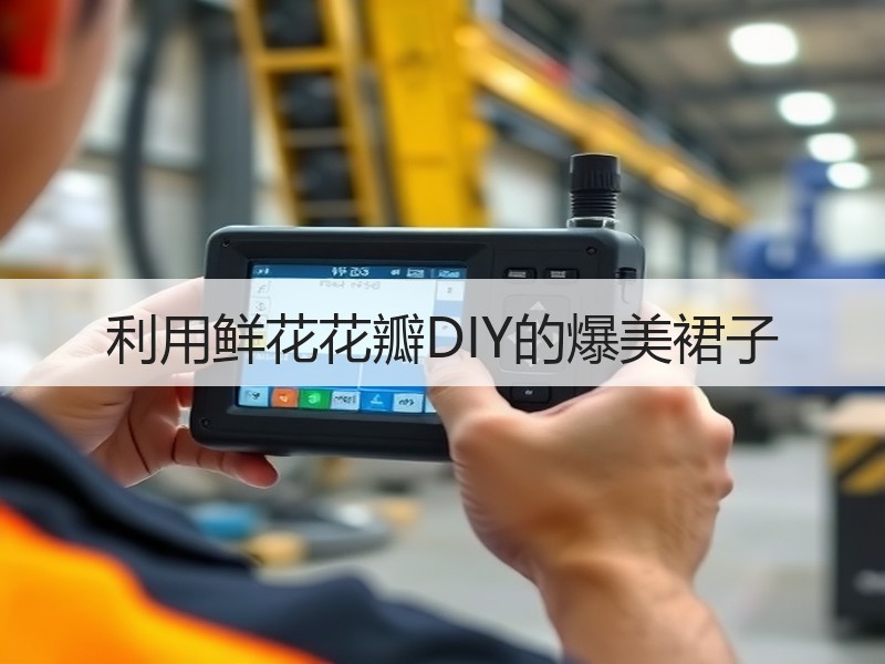 利用鲜花花瓣DIY的爆美裙子