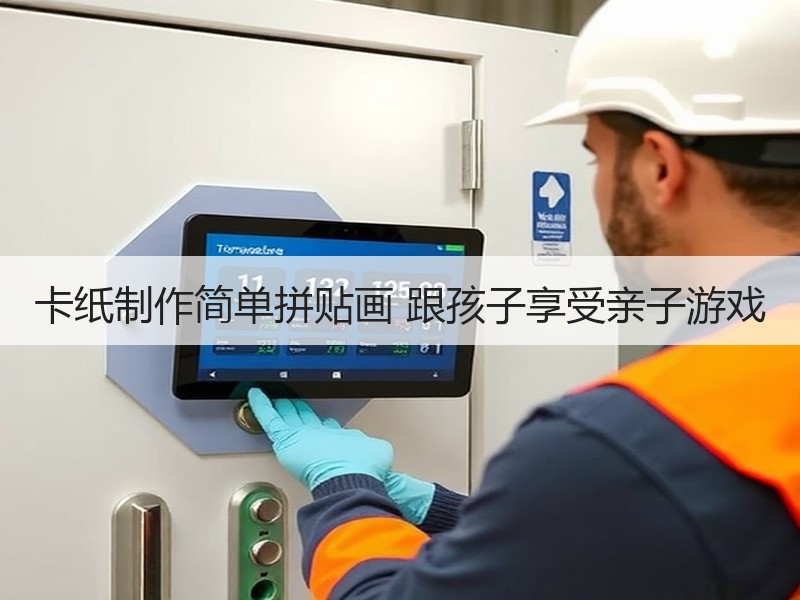 卡纸制作简单拼贴画 跟孩子享受亲子游戏