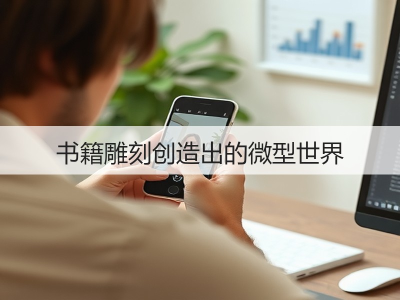 书籍雕刻创造出的微型世界
