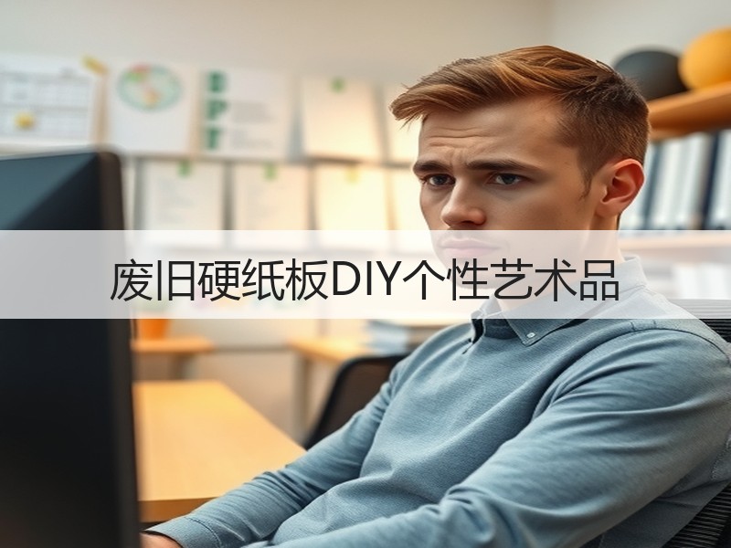 废旧硬纸板DIY个性艺术品