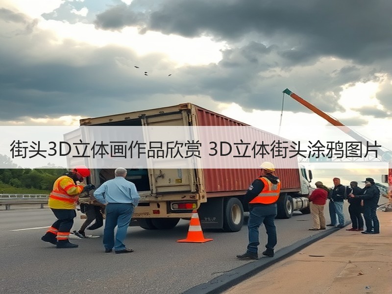 街头3D立体画作品欣赏 3D立体街头涂鸦图片