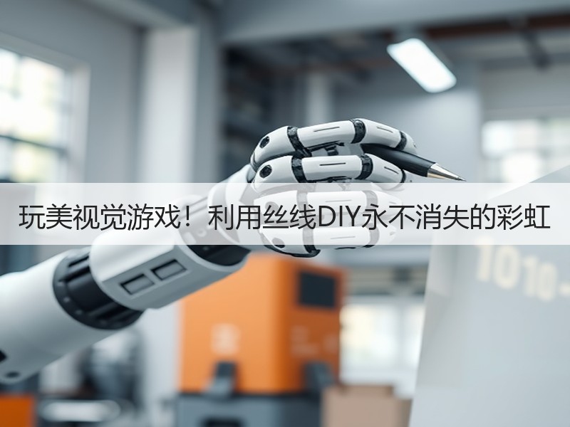 玩美视觉游戏！利用丝线DIY永不消失的彩虹